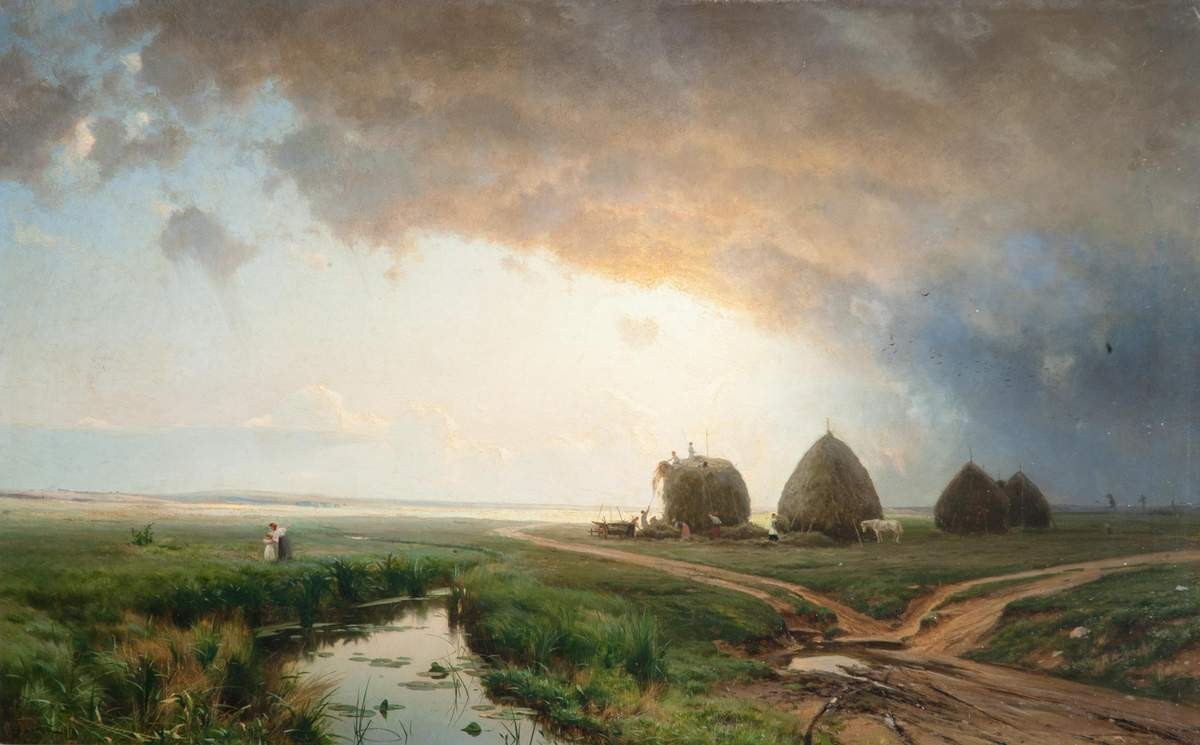 Перед грозой, Iosif Yevstafyevich Krachkovskiy, 1886