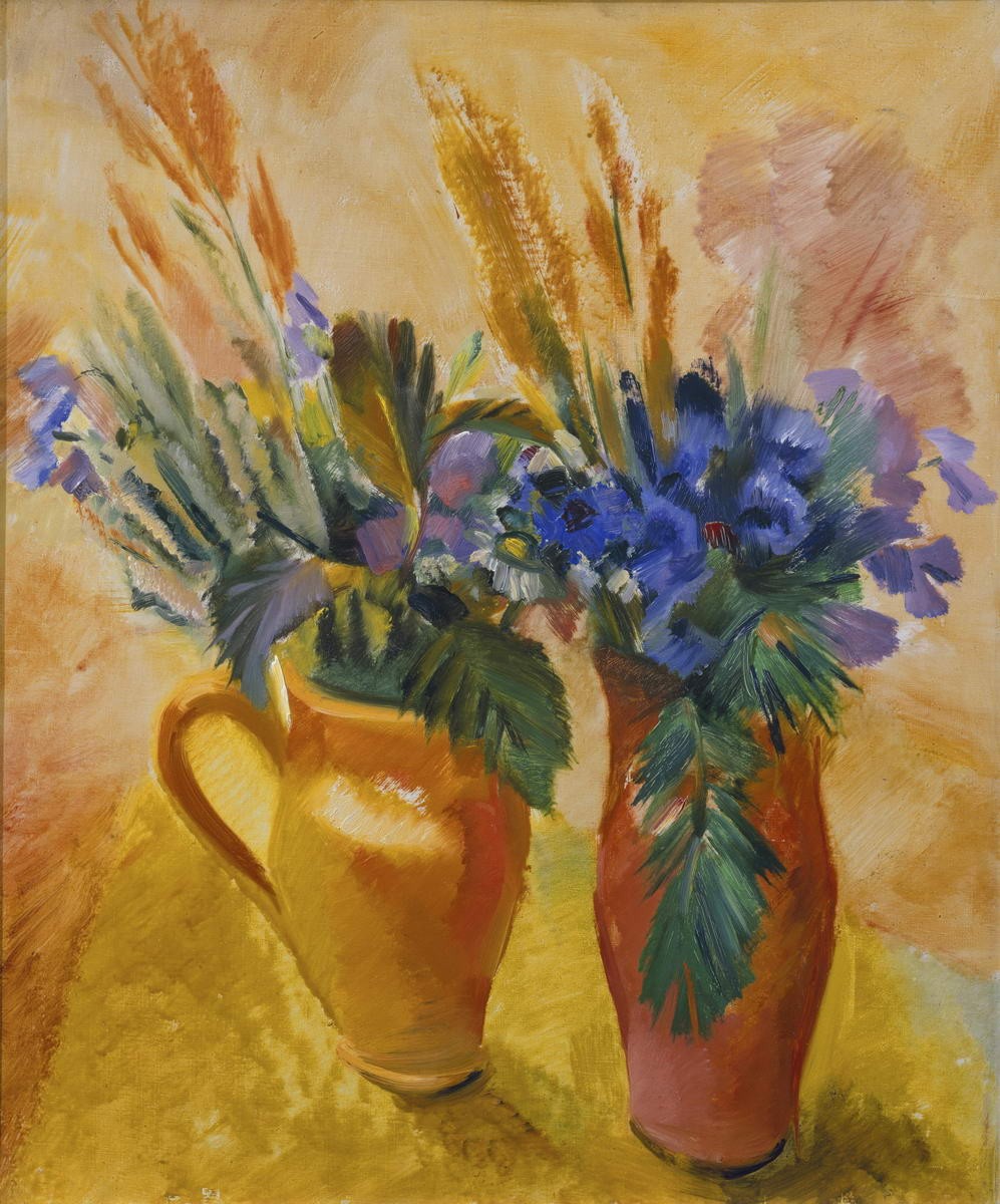 Два горшка с цветами, Nikolay Tyrsa, 1930