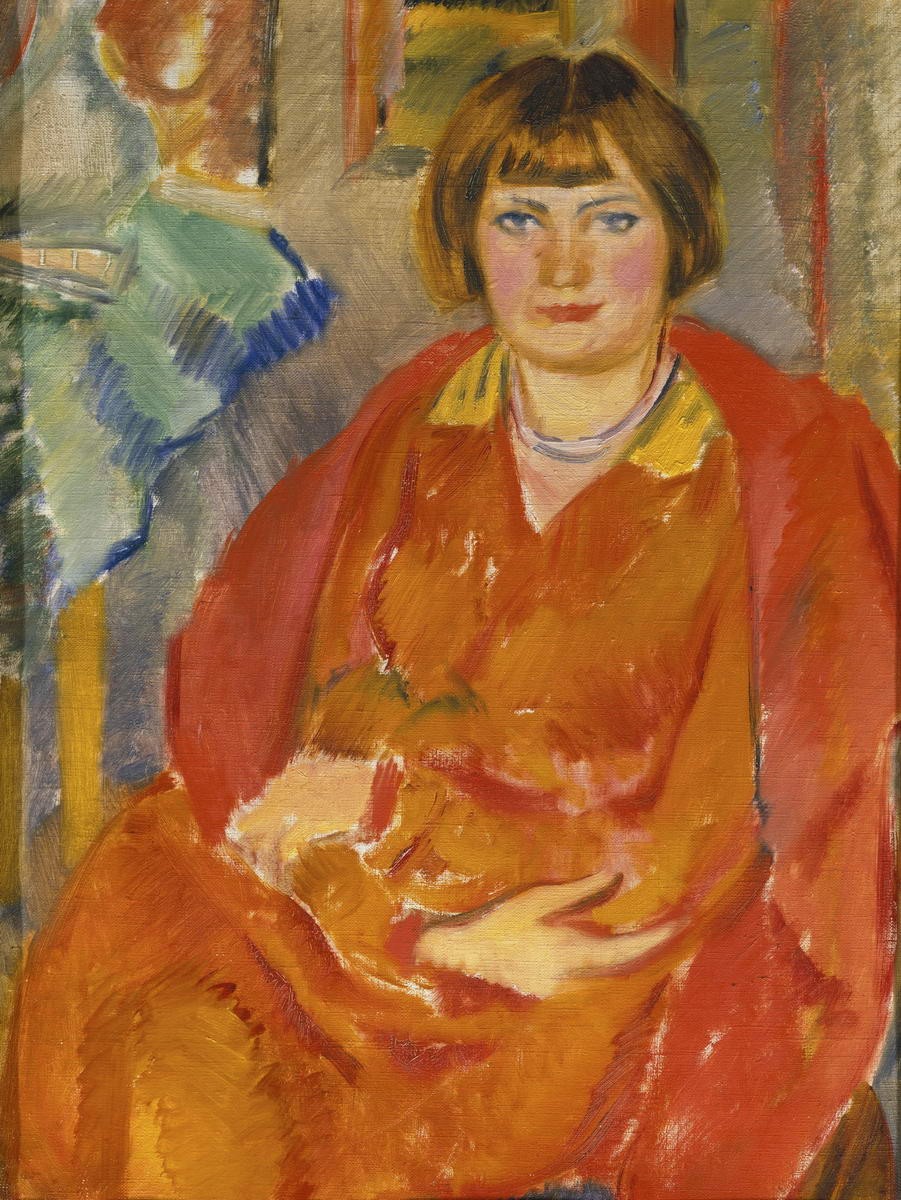 Женский портрет (портрет Е. Я. Р.), Nikolay Tyrsa, 1935