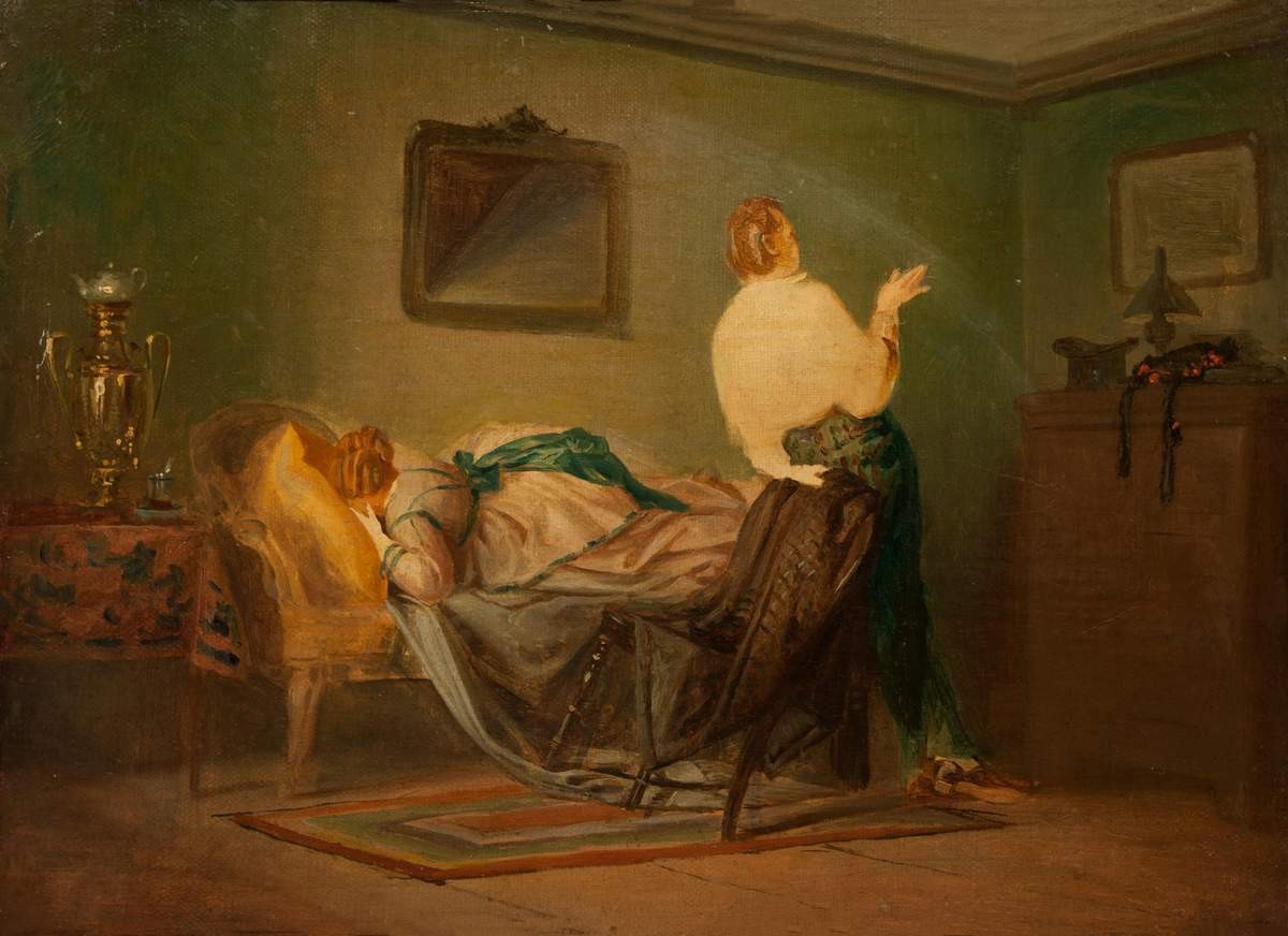 Семейная сцена, 19th century