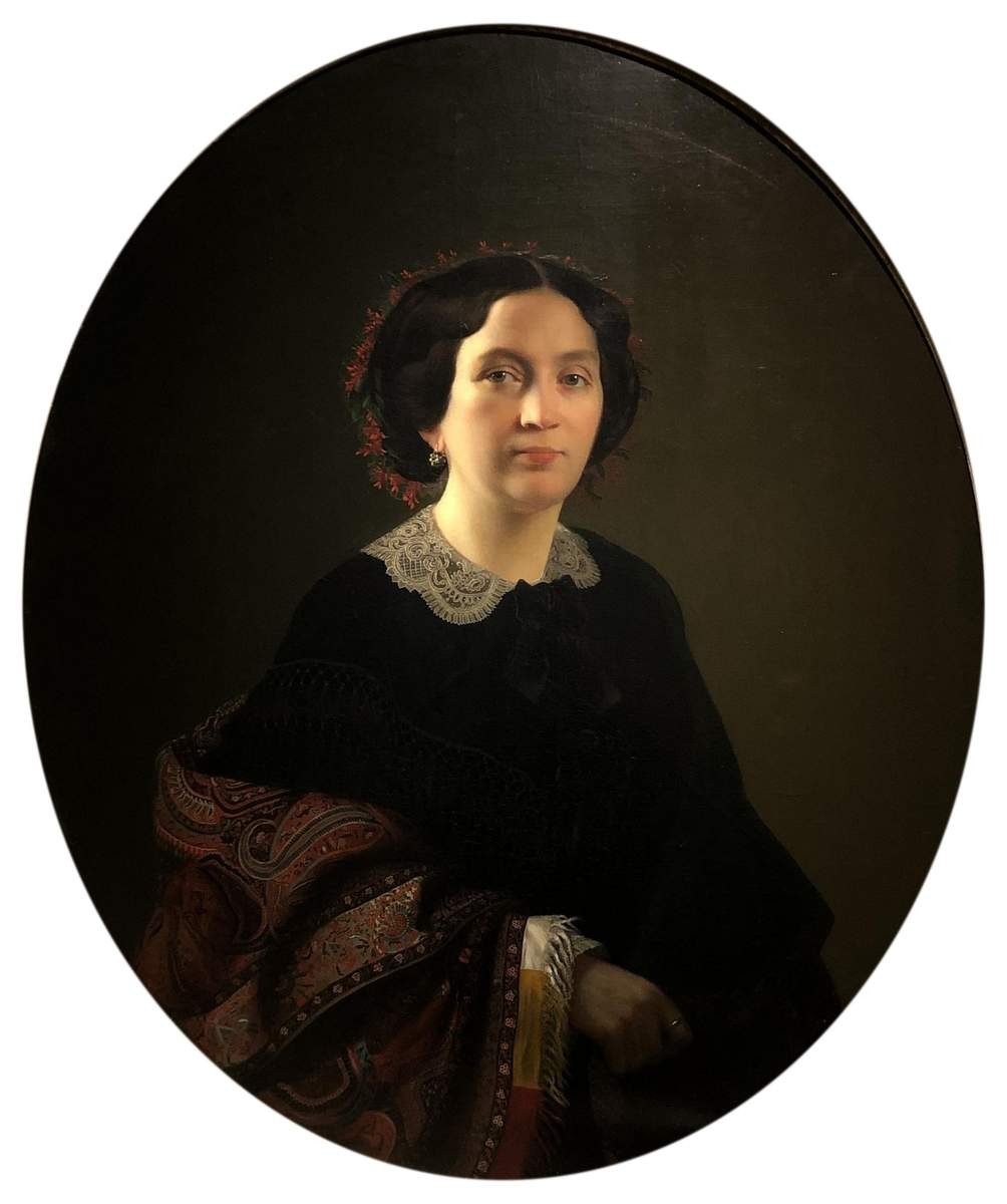 Портрет А. П. Лесниковой, Sergey Zaryanko, 1854
