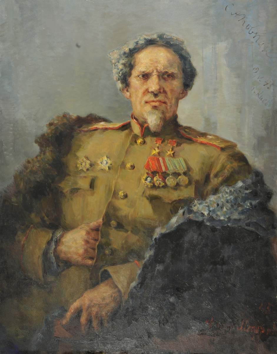 Партизан. Дважды Герой Советского Союза С.А.Ковпак, Feodor Modorov, 1945