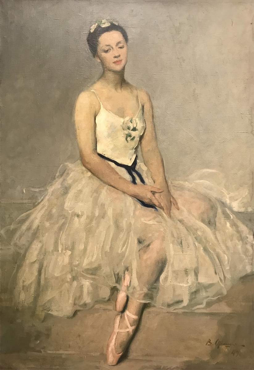 Портрет балерины А. Я. Шелест, Victor Oreshnikov, 1947‒1949