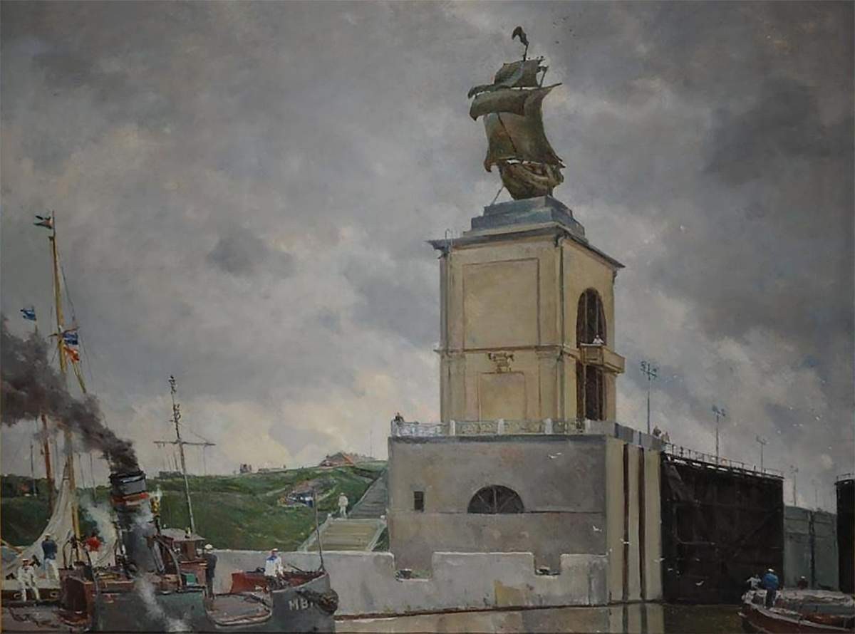 Дмитровский шлюз, Hieorhij Niski, 1947