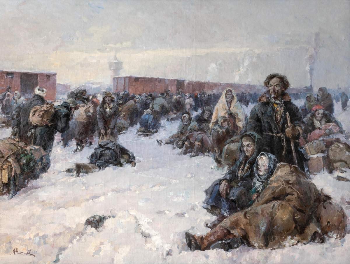 На Большую землю, Yaroslav Nikolaev, 1945