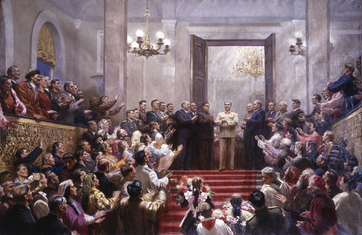 «Великому Сталину слава!», Yury Kugach, 1950