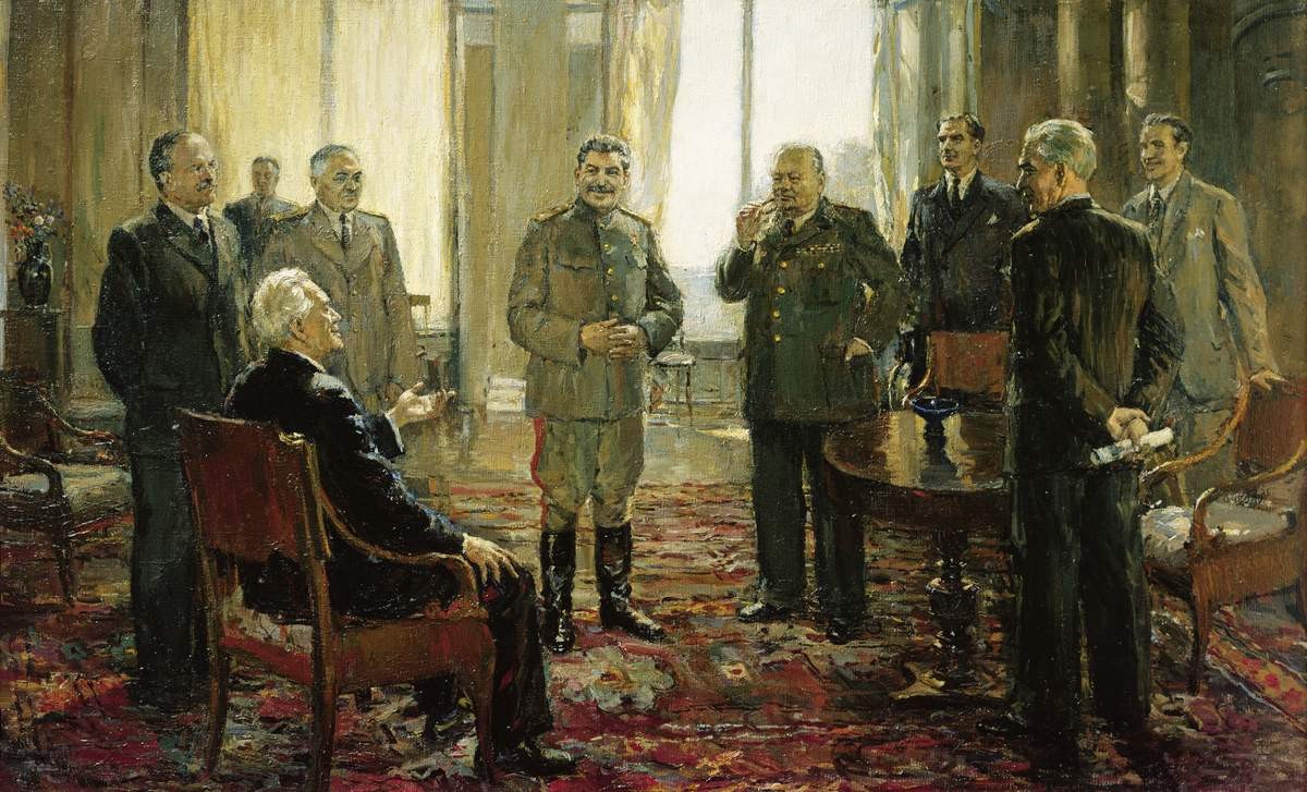 На Крымской конференции, Dmitry Nalbandyan, 1945