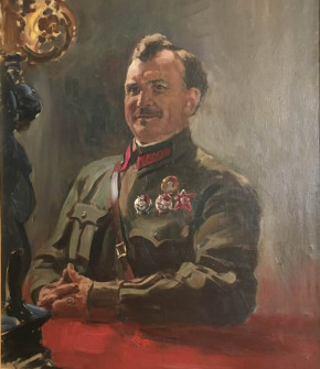 Портрет корпусного комиссара Е. А. Щаденко