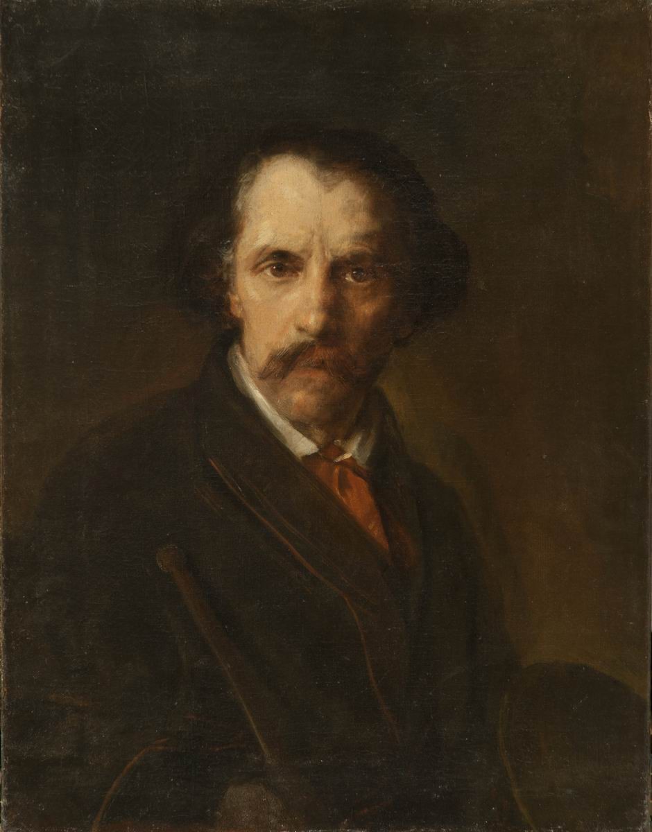 Автопортрет, Nikolay Alekseev Syromyansky, 1860s