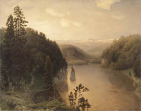 Mountain Lake in the Urals