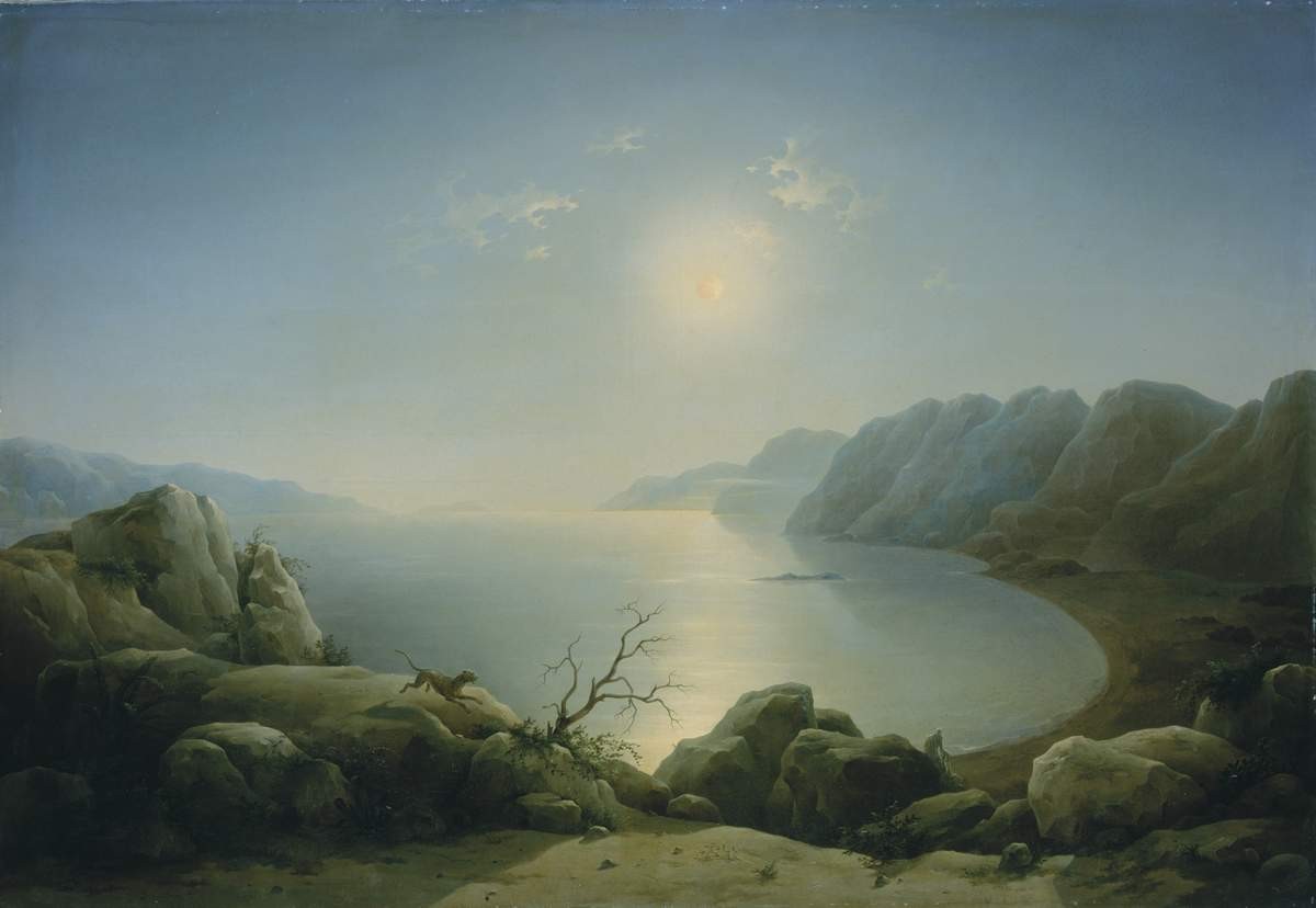 Мертвое море, Grigory Chernetsov, 1850