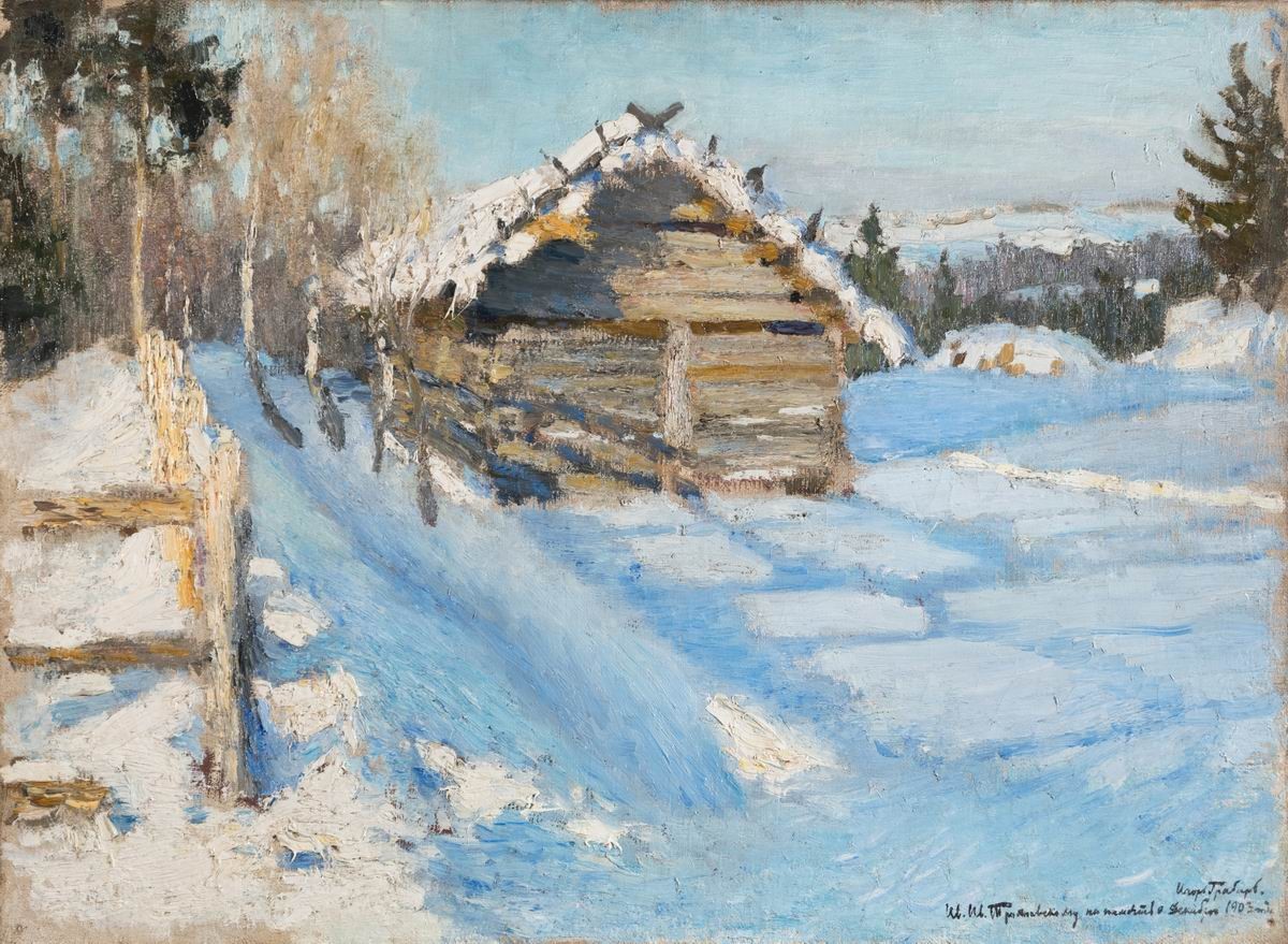 Зимний вечер, Igor Grabar, 1903