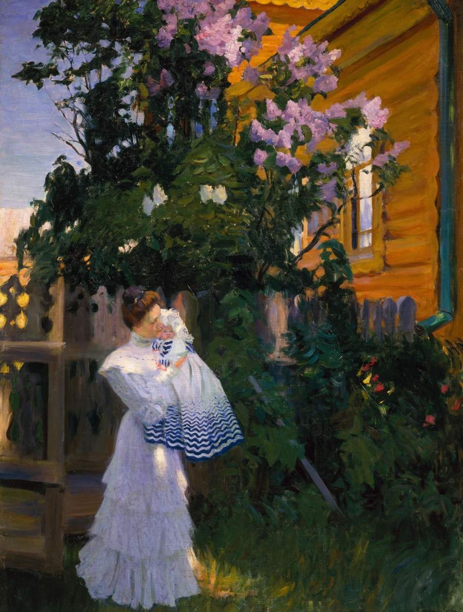Сирень, Boris Kustodiev, 1906