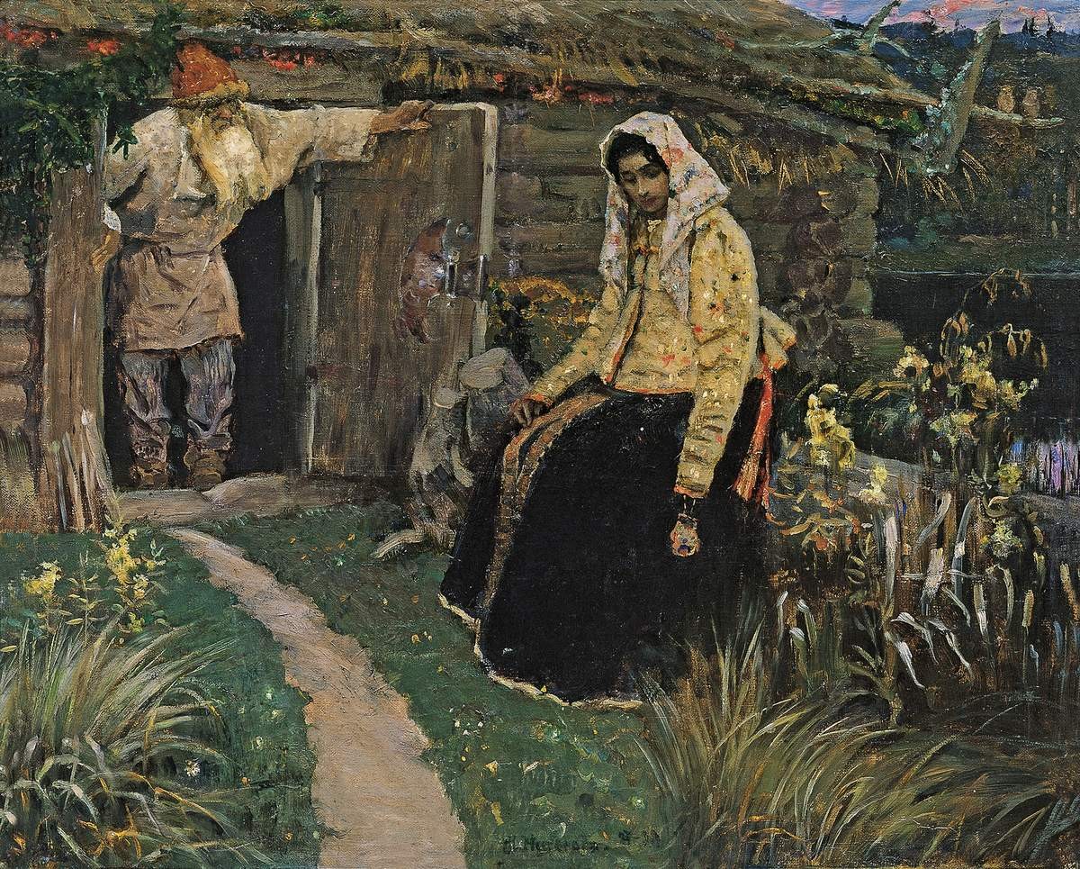 За приворотным зельем, Mikhail Nesterov, 1887–1888