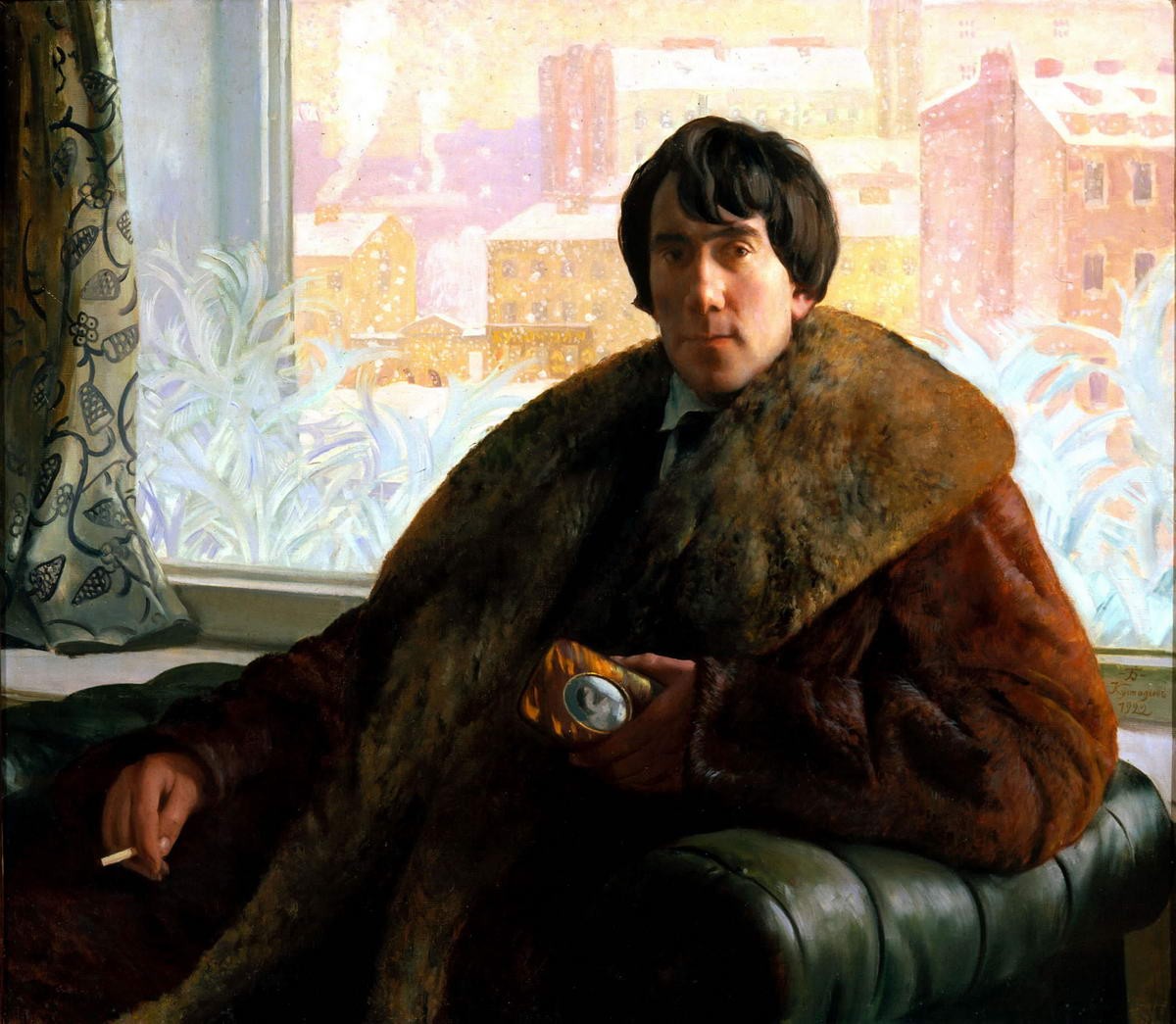 Портрет И. С. Золотаревского, Boris Kustodiev, 1922
