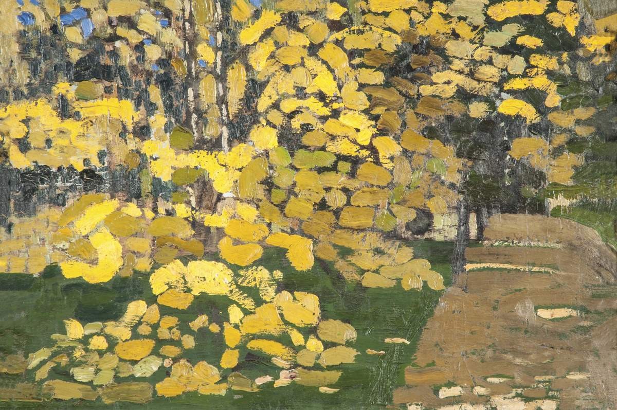 Парк осенью, Nicholas Roerich, early 1900s