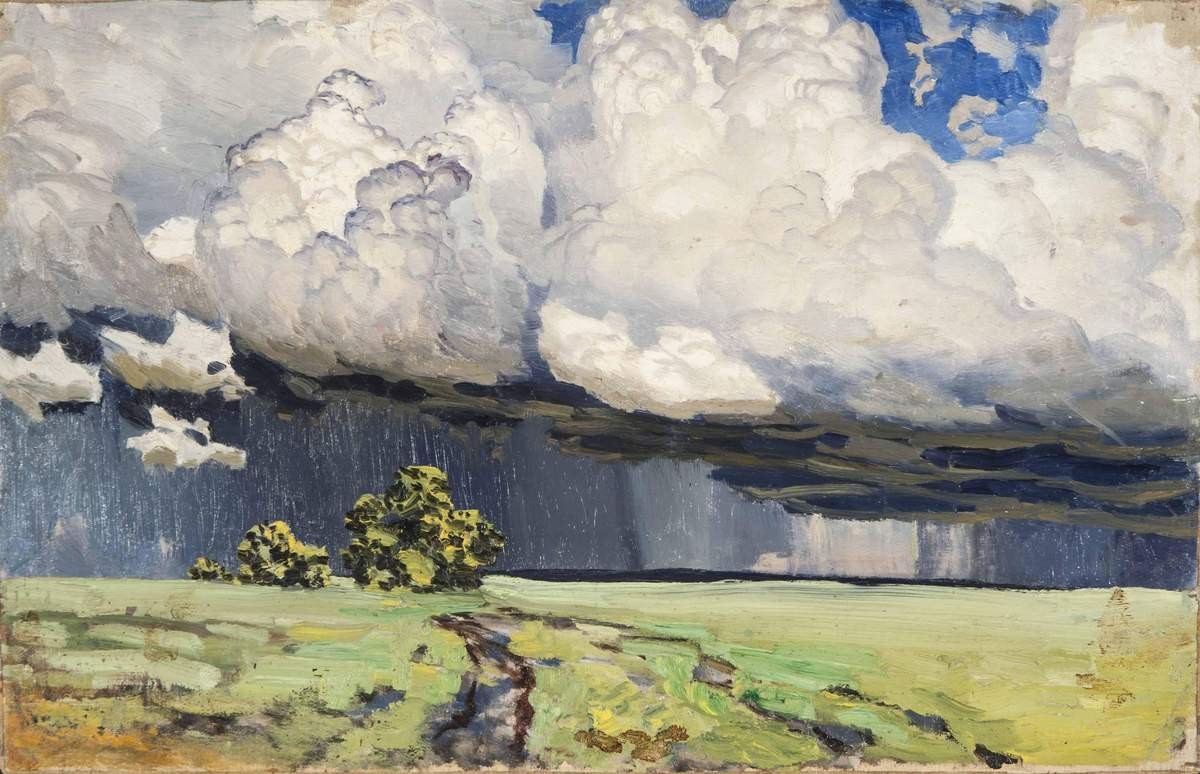 Дождь приближается, Nikolay Nikanorovich Dubovskoy, 1888