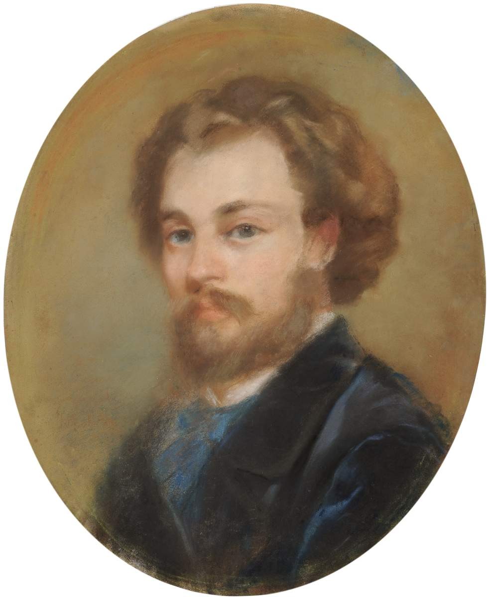 Автопортрет, Konstantin Makovsky, 1870