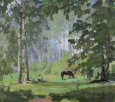 В лесу