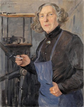 Портрет художницы Е.С.Кругликовой