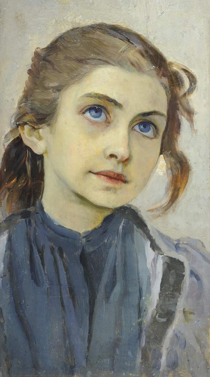 Девочка, Mikhail Nesterov, mid-1890s