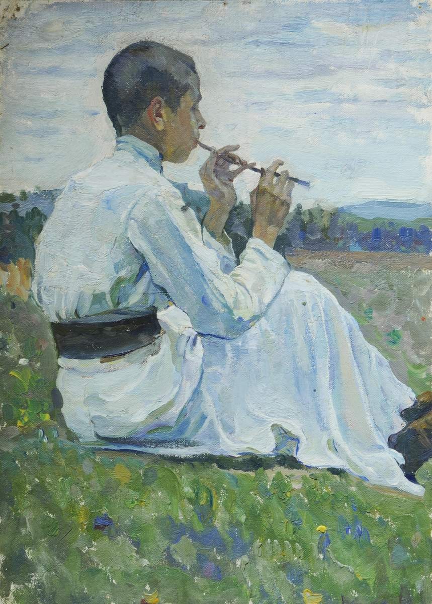 Пастушок, Mikhail Nesterov, 1910s