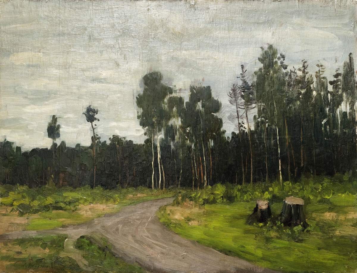 Серый день, Stanisław Żukowski, 1900s