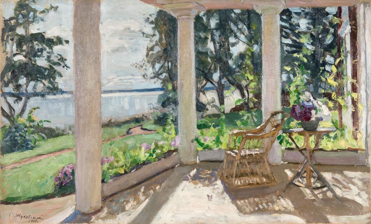 Терраса, Stanisław Żukowski, 1906