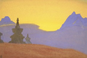 Evening (Stupas at Blue Mountains)