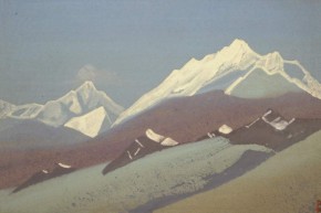 Гималаи (белеющие вершины)
