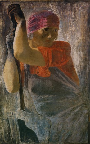 Woman with a File