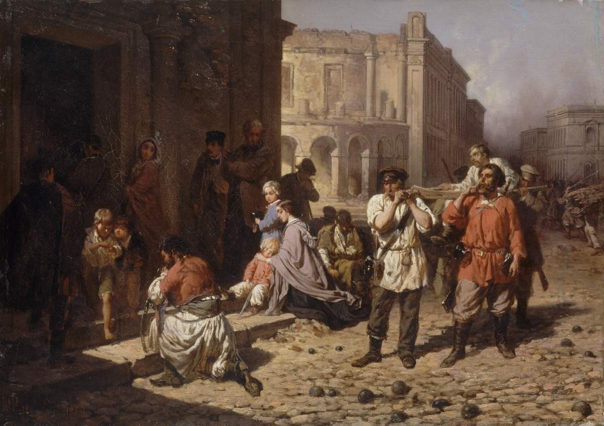 В осажденном Севастополе, Konstantin Filippov, 1862