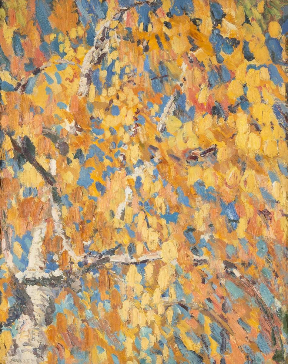 Осенние листья, Mikhail Yakovlev, 1909