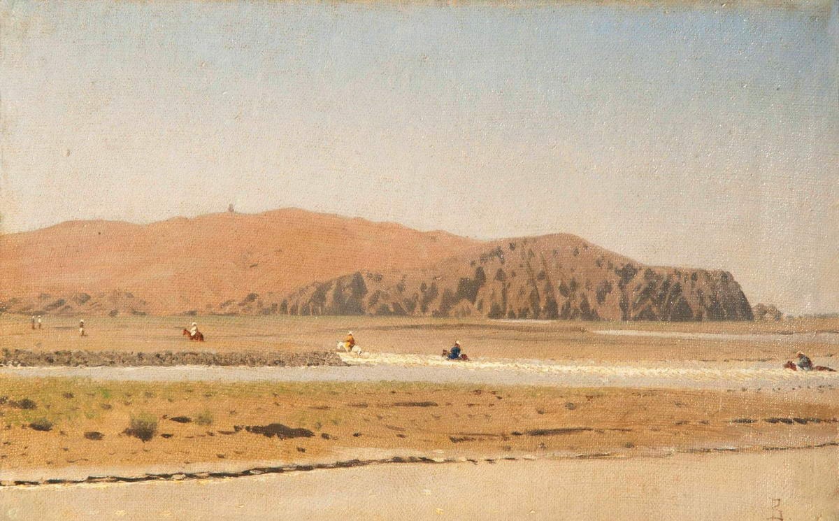 Всадники, переплывающие речку, Vasily Vereshchagin, 1869–1870