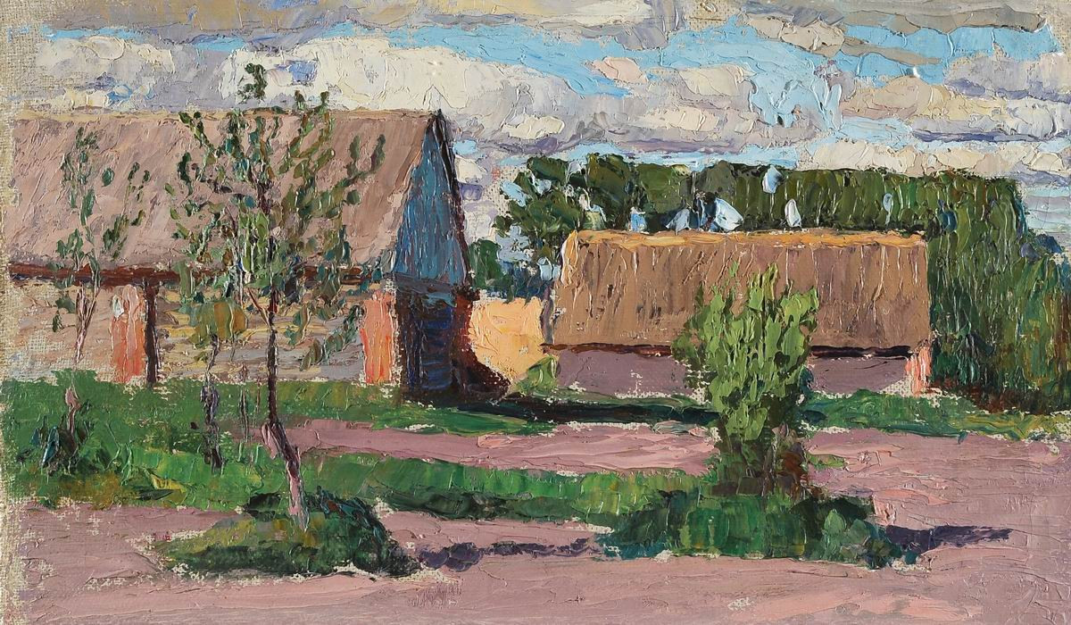 Сараи. Имение М. А. и А. Ф. Ошаниных Ново-Ошанское Ростовского уезда Ярославской губернии, Dmitry Kardovsky, 1904-1909