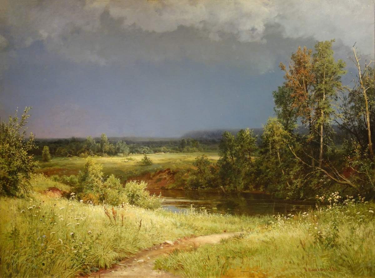 Перед грозой, Ivan Shishkin, 1884