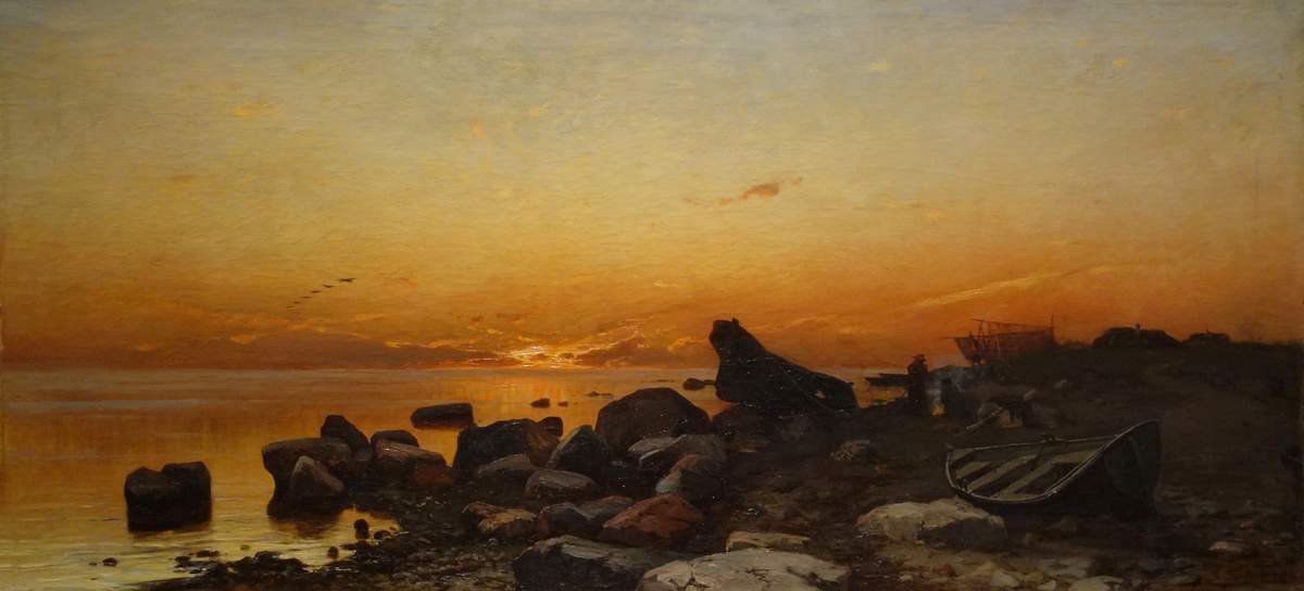 Закат, Klever Yuliy Sergius Yulyevich, 1884