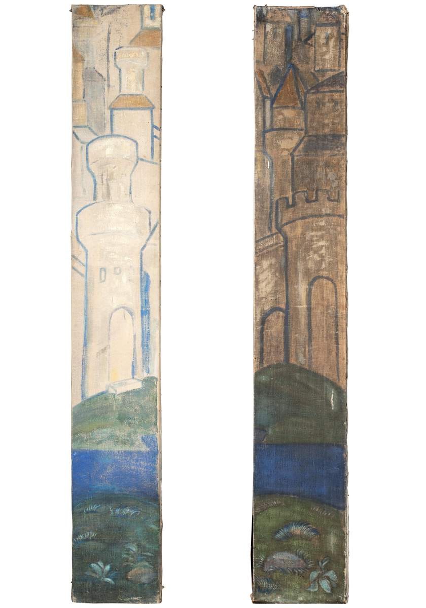 Архитектурный мотив, Nicholas Roerich, 1910