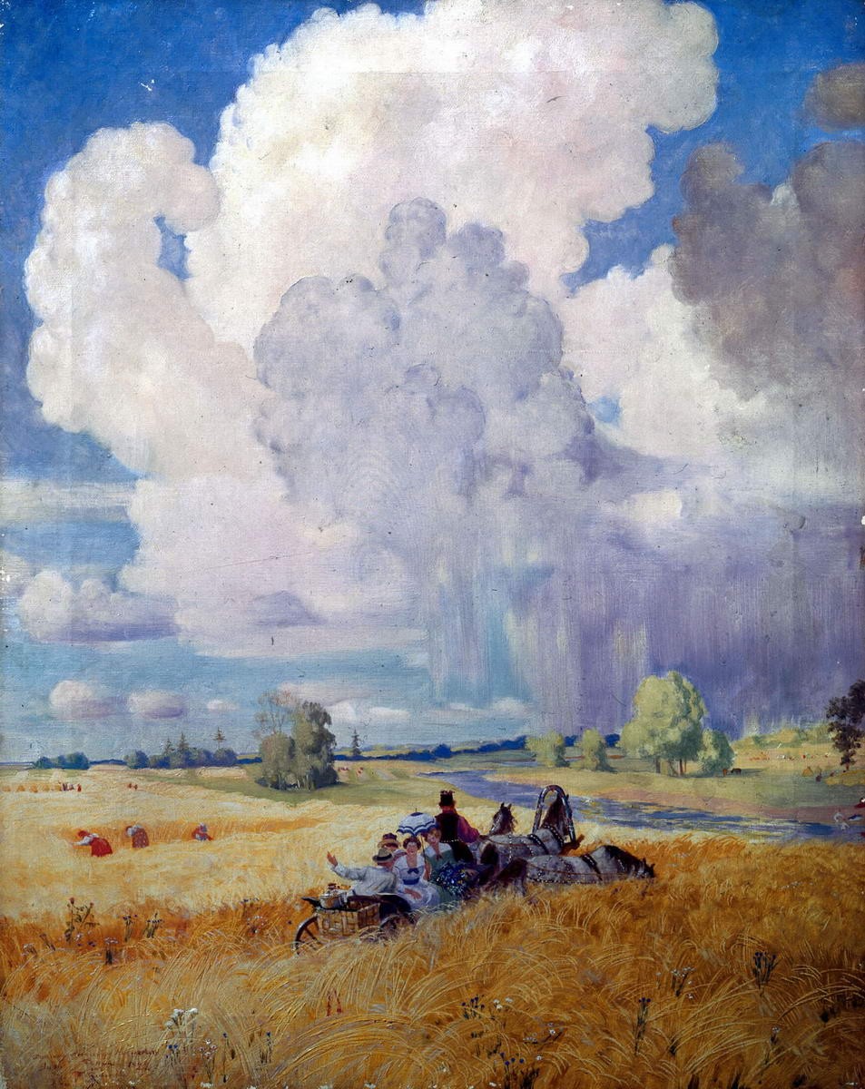 Лето, Boris Kustodiev, 1922