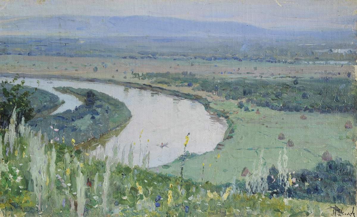 Вид с Чертова городища, Mikhail Nesterov, 1890