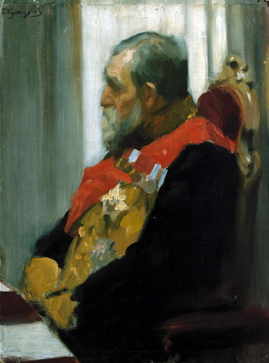 Портрет П. И. Саломона, Boris Kustodiev, 1902–1903