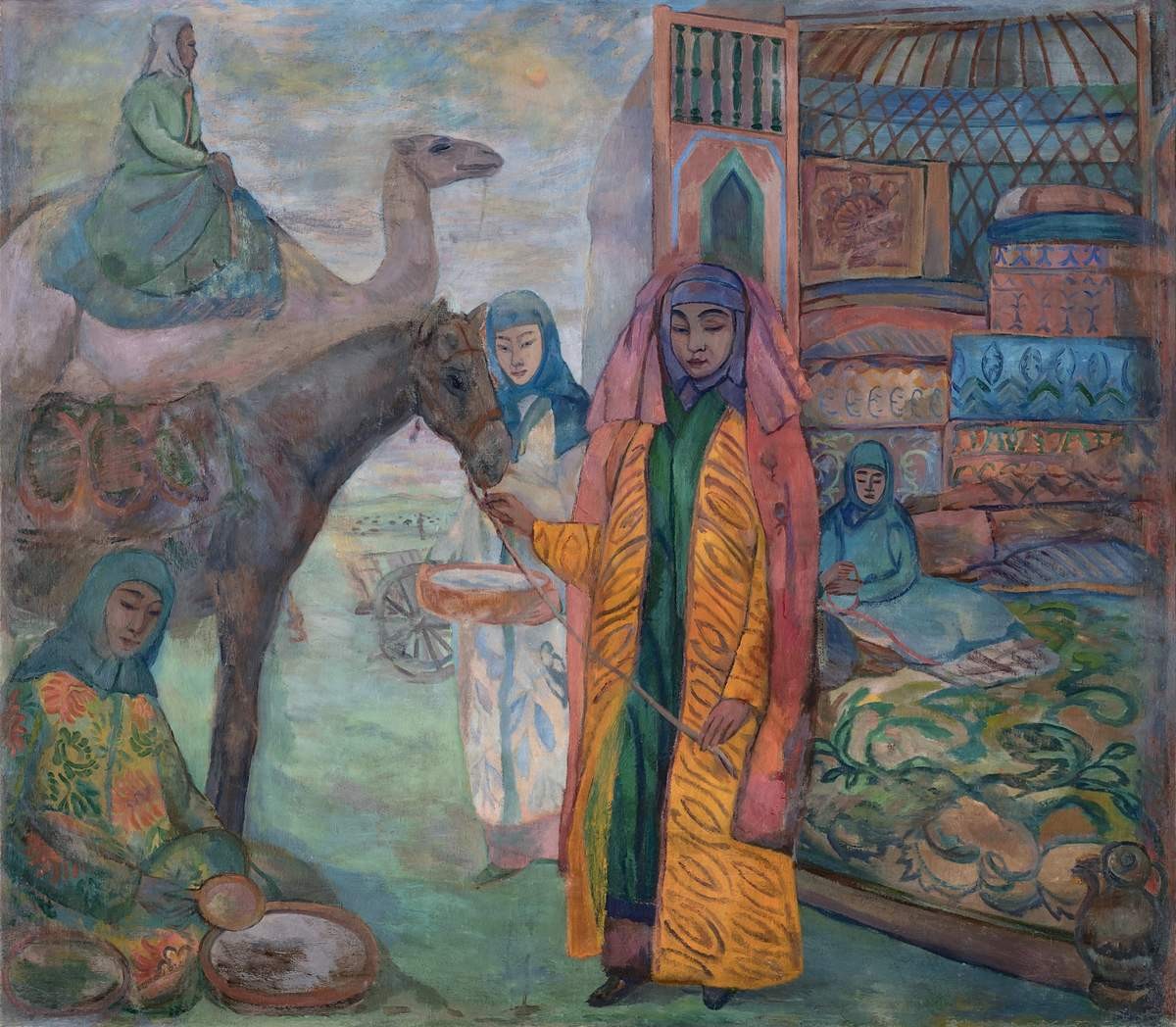 У кошары, Pavel Kuznetsov, 1912