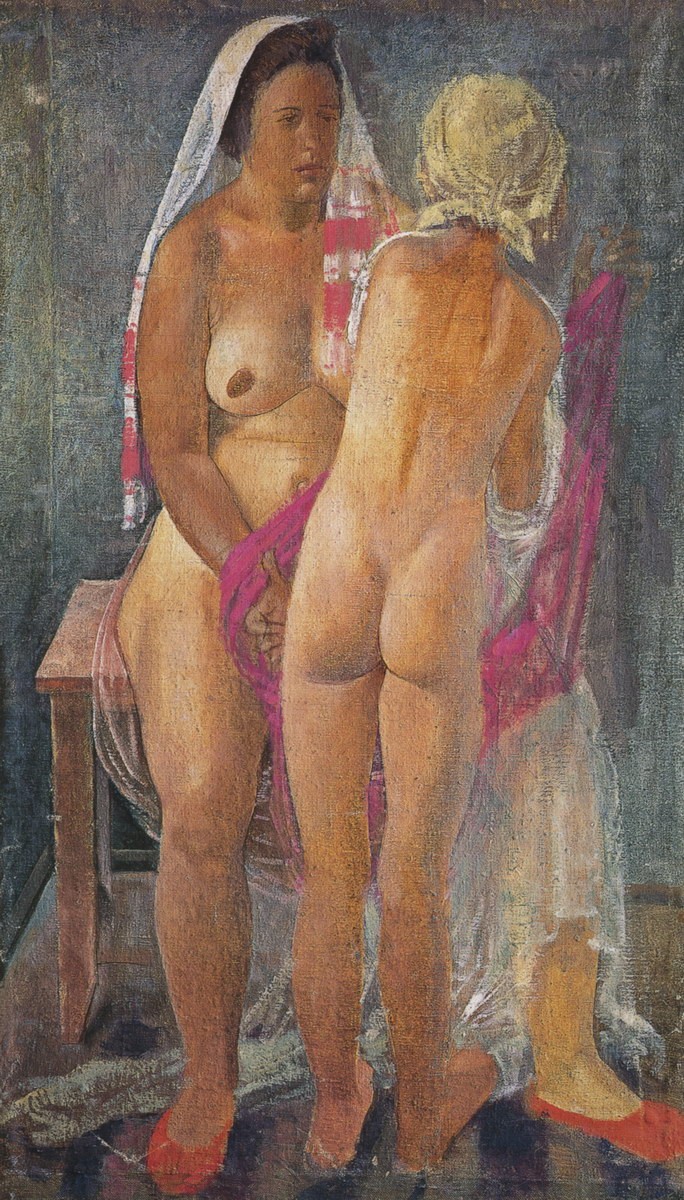 После бани, Aleksandr Nikolaevich Samokhvalov, 1927