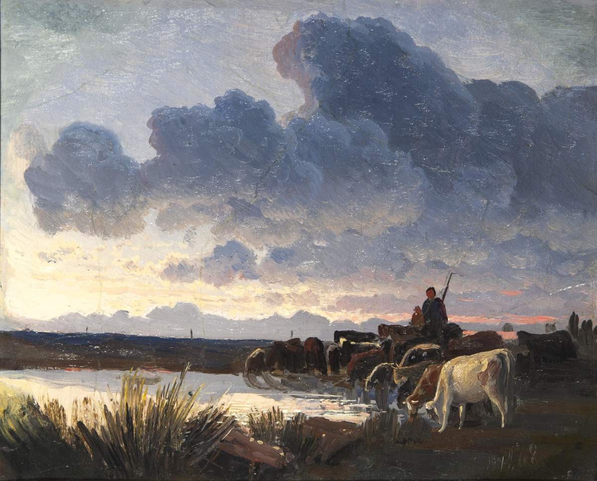 У водопоя, Fyodor Vasilyev, 1868