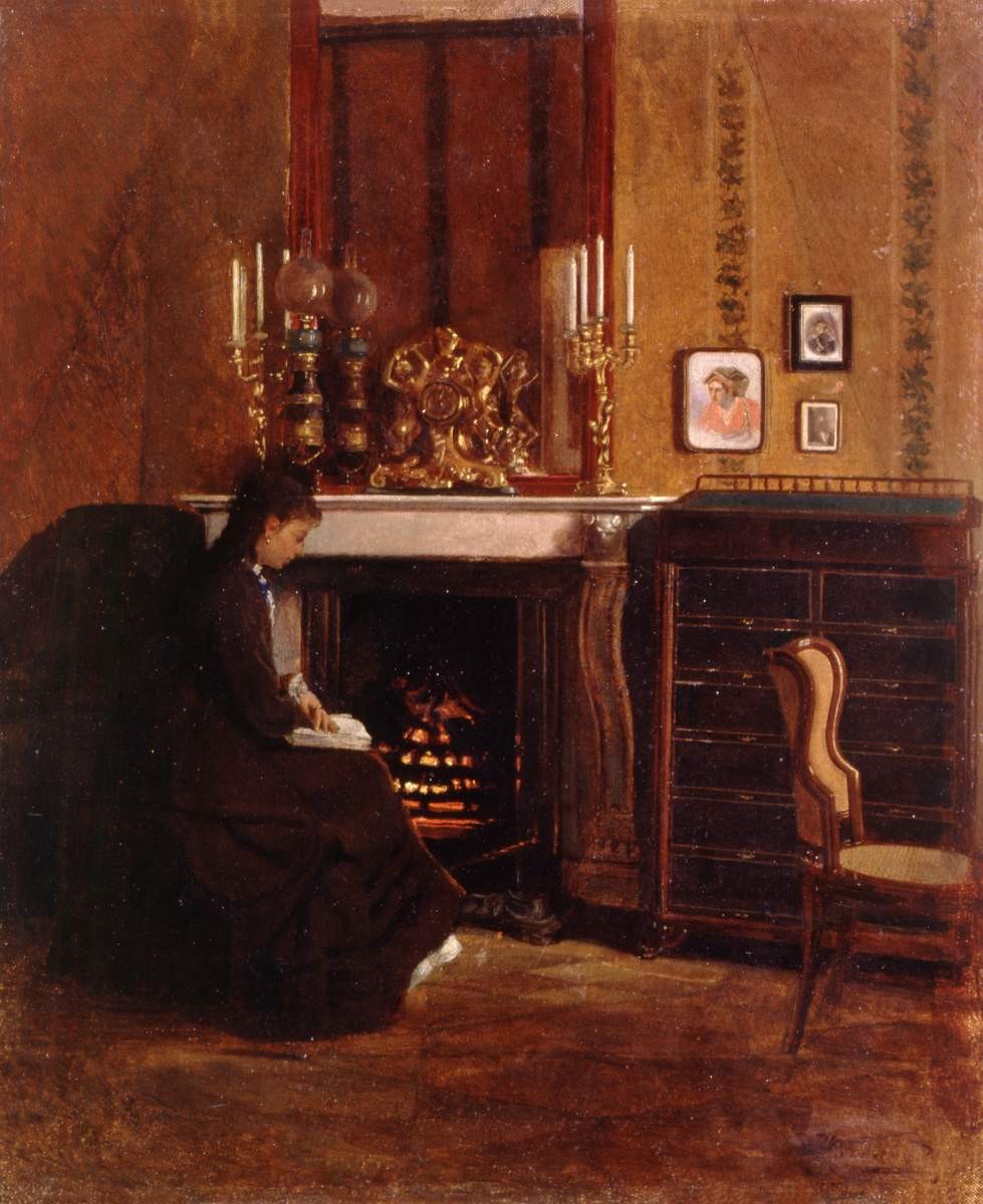 В комнате, Ivan Kramskoi, 1862