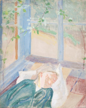 Портрет Елены Гуро (Элеоноры Генриховны Нотенберг, 1877-1913), жены художника