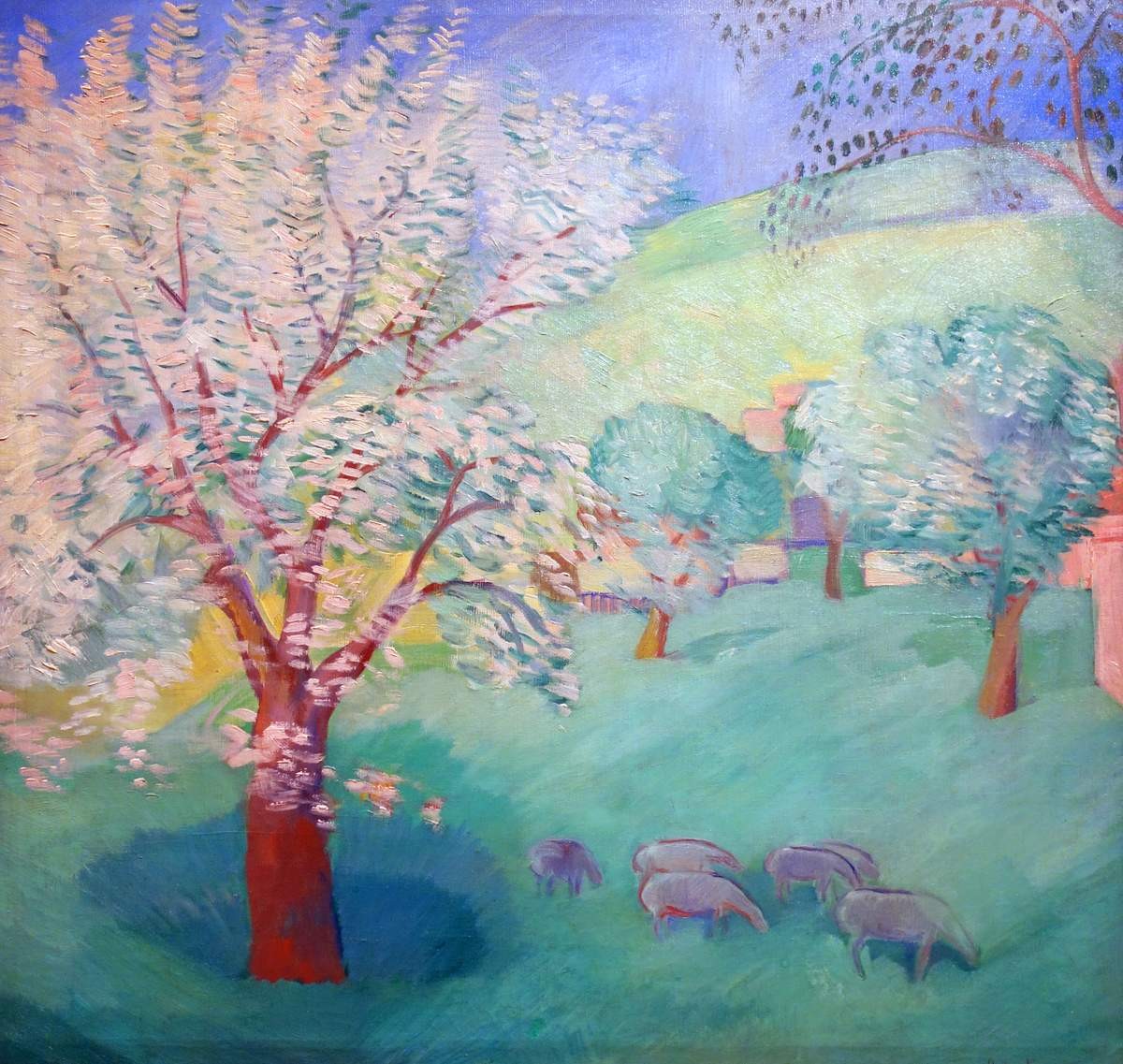 Весна в Крыму, Pavel Kuznetsov, 1910