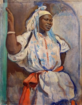 Moroccan Woman in White