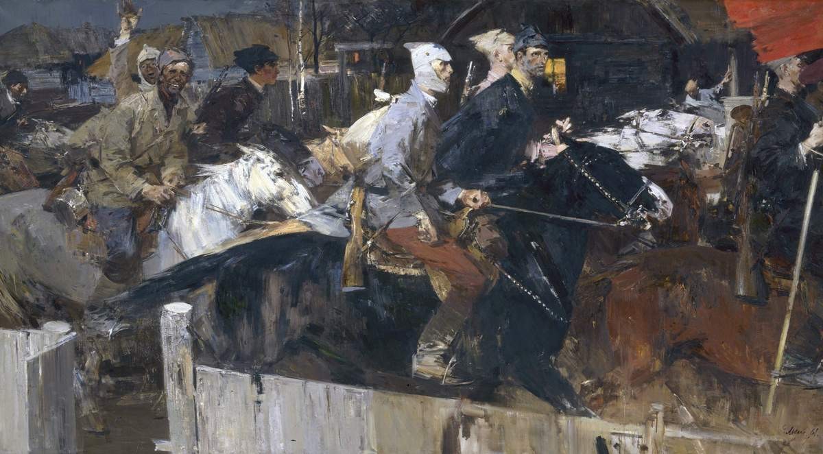 Красные пришли, Evsey Moiseenko, 1961