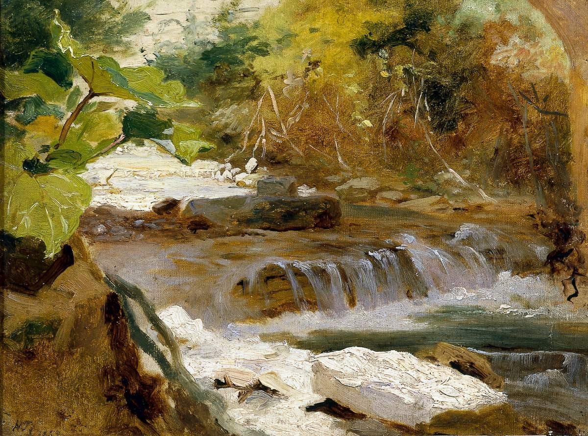 Горный ручей, Nikolai Ge, 1859